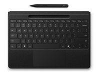 Microsoft Surface Pro Flex Keyboard - 13-inch - keyboard - with touchpad, accelerometer, Surface Slim Pen 2 storage and charging tray - wireless - Bluetooth, magnetic dock - QWERTZ - German - black - with Slim Pen - for Surface Pro