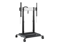 Optoma RISE 5305 - Cart - motorised lift - for flat panel - with anti-collision - black - screen size: up to 86"