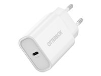 OtterBox - Adaptateur secteur - 20 Watt - PD (USB-C) - blanc