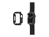 OtterBox Eclipse - Pare-chocs couvercle avant pour montre intelligente - avec protection d'écran - pavés (noir/gris) - pour Apple Watch Series 7 (GPS), Series 8 (GPS), Series 9 (GPS)