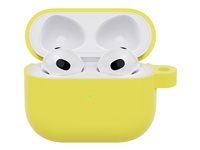 OtterBox - Étui pour écouteurs sans fil - toucher doux - polycarbonate, caoutchouc synthétique - lemondrop (jaune) - pour Apple AirPods (3ème génération)