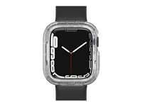 OtterBox EXO EDGE - Pare-chocs pour montre intelligente - polycarbonate, TPE - stardust (paillettes transparentes) - pour Apple Watch (41 mm)