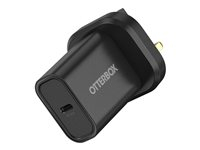 OtterBox - Adaptateur secteur - 20 Watt - PD (USB-C) - noir