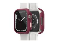 OtterBox Eclipse - Coque de protection couvercle avant pour montre intelligente - avec protection d'écran - baie de baies de cerises (rose) - pour Apple Watch Hermès Series 7, Hermès Series 9, Nike Series 7, Series 7, Series 8, Series 9