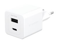PGE Turbo 35WCharger USB-C+USB-A EUWhite