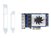 QNAP QXG-5G4T-111C - Network adapter - PCIe 3.0 x4 low profile - 5GBase-T x 5 - for QNAP TDS-16489U R2, TS-EC1080, EC880, TVS-2472, 471, 671, 682, 871, 872, 882, EC880