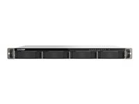 1U 4-BAY 3.5+2XE1.S RACKMOUNT NAS INTEL 4-CORE CPU 8GBDDR5 SODIMM RAM (MAX 1X 16GB) 2X 2.5GBE 1 X PCIE GEN3X2 SLOT 3 X USB2.0 1 X USB3.2 GEN2 2 X 350W
