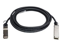 QNAP CAB-NIC40G30M-QSFP - Câble d'attache directe 40GBase - QSFP+ pour QSFP+ - 3 m - twinaxial