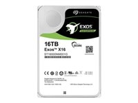 Seagate Exos X16 ST16000NM001G - Disque dur - 16 To - interne - SATA 6Gb/s - 7200 tours/min - mémoire tampon : 256 Mo