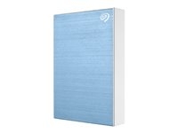 Seagate One Touch STKY1000402 - Disque dur - 1 To - externe (portable) - USB 3.0 - bleu clair - avec Seagate Rescue Data Recovery