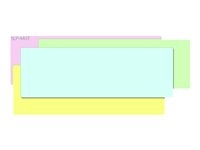 Seiko Instruments SLP-4AST - Bleu, jaune, vert, rose - 28 x 89 mm 520 étiquette(s) (4 rouleau(x) x 130 étiquettes adresses - pour Smart Label Printer 410, 420, 430