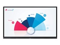 Sharp PN-L752B - Classe de diagonale 75" écran LCD rétro-éclairé par LED - interactive - avec écran tactile (multi-touches) - Android - 4K UHD (2160p) 3840 x 2160 - noir