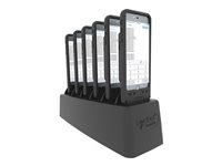 DuraSled DS800 - Avec chargeur 6 baies - scanner de code à barres - compagnon - imageur linéaire - décodé - Bluetooth 2.1 EDR (pack de 6)