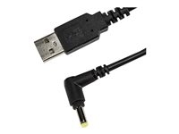 Socket USB to DC Plug Charging Cable - Adaptateur de charge USB - power DC jack (M) incliné pour USB (M) - 1.5 m