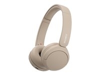 Sony WH-CH520 - Écouteurs avec micro - sur-oreille - Bluetooth - sans fil - beige