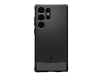 Spigen Rugged Armor - Coque de protection pour téléphone portable - polyuréthanne thermoplastique (TPU) - noir mat - pour Samsung Galaxy S23