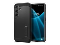 Spigen Tough Armor - Coque de protection pour téléphone portable - polycarbonate, polyuréthanne thermoplastique (TPU) - noir - pour Samsung Galaxy S24