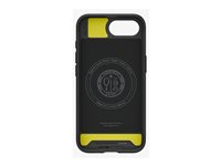 Spigen Rugged Armor Magfit - Coque de protection pour téléphone portable - compatibilité avec MagSafe - polyuréthanne thermoplastique (TPU), mousse à impact, polycarbonate (PC) - noir mat - pour Apple iPhone 16e