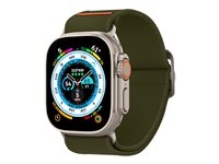 Spigen Lite Fit Ultra - Band for smart watch - 49mm, 45mm, 44mm, 42mm - khaki - for Apple Watch Hermès Series 9, SE 3, Series 10, Series 11, Series 9, Ultra 2, Ultra 3