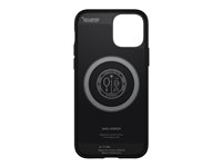 Spigen Mag Armor - Achterzijde behuizing voor mobiele telefoon - geschikt voor MagSafe - thermoplastic polyurethaan (TPU) - matzwart - voor Apple iPhone 12, 12 Pro