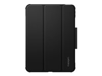 Spigen Rugged Armor Pro - Étui à rabat pour tablette - robuste - polyuréthanne thermoplastique (TPU), polyuréthane - noir - 10.9" - pour Apple 10.9-inch iPad (10ème génération)