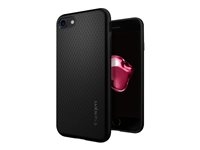 Spigen Liquid Air Armor - Coque de protection pour téléphone portable - polyuréthanne thermoplastique (TPU) - noir - pour Apple iPhone 7