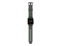 Spigen Rugged Armor Pro - Beschermende bedekking voor smart watch - robuust - thermoplastic polyurethaan (TPU) - militair groen - voor Apple Watch (40 mm)