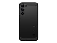 Spigen Tough Armor - Coque de protection pour téléphone portable - polycarbonate, polyuréthanne thermoplastique (TPU) - noir - pour Samsung Galaxy S23