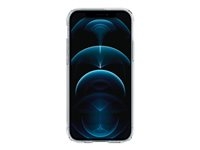 Spigen Ultra Hybrid - Back cover for mobile phone - polycarbonate, thermoplastic polyurethane (TPU) - Crystal Clear - for Apple iPhone 12, 12 Pro