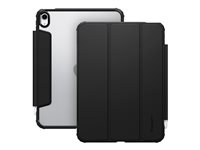 Spigen Ultra Hybrid Pro - Flip cover for tablet - polycarbonate, thermoplastic polyurethane (TPU) - black - 10.9" - for Apple 10.9-inch iPad (10th generation)