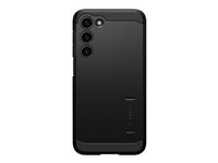 Spigen Tough Armor - Back cover for mobile phone - polycarbonate, thermoplastic polyurethane (TPU) - black - for Samsung Galaxy S23+