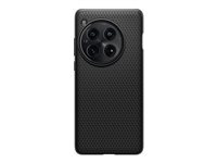 Spigen Liquid Air - Coque de protection pour téléphone portable - polyuréthanne thermoplastique (TPU) - noir mat - pour OnePlus 12