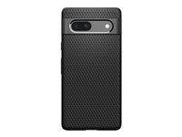 Spigen Liquid Air - Coque de protection pour téléphone portable - polyuréthanne thermoplastique (TPU) - noir mat - pour Google Pixel 7a