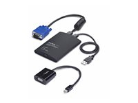 StarTech.com Portable Laptop Crash Cart Adapter, USB/VGA/Mini DisplayPort KVM Console, File Transfer and Video Capture - Commutateur KVM - 1 x KVM port(s) - 1 utilisateur local - de bureau - Conformité TAA