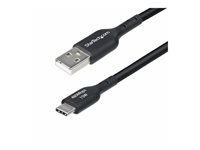 StarTech 4m (13ft) USB-A to USB-C Charging Cable, Charger Cord, M/M - USB cable - USB (M) to USB-C (M) - USB 2.0 - 3 A - 4 m - halogen-free, passive, charge and sync, USB Fast Charge (15W) - black