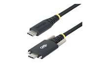 StarTech.com 6.6ft (2m) USB-C Charging Cable, 240W, Silicone Jacket - USB-kabel - USB-C (M) recht/vergrendeling naar USB-C (M) recht - USB 2.0 - 48 V - 5 A - 2 m - uitgebreid vermogensbereik (EPR), USB-voeding (240 W), ondersteunt voeding 3.1 - zwart