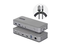 USB-C Dock 2x HDMI 4K60 1GbE 100W PD