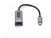 Startech 2.5GbE USB-C to Ethernet Adapter - Adaptateur réseau - USB-C 3.2 Gen 1 / Thunderbolt 3 - Ethernet 10M/100M/1G/2,5 Gigabit - gris sidéral