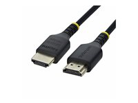 Startech - Ultra High Speed - câble HDMI - HDMI mâle pour HDMI mâle - 50 cm - blindé - noir - mince, support 4K 120 Hz, support pour 8K60Hz, eARC, flexible, prise en charge de HDR10, débit de transfert de données jusqu'à 48 Gbps, passif