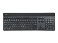 Targus EcoSmart Energy Harvesting Antimicrobial Bluetooth Keyboard (ES) Black