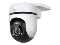 Tapo TC40 V1 - Caméra de surveillance réseau - panoramique / inclinaison - extérieur - anti-poussière/résistant aux intempéries - couleur (Jour et nuit) - 1920 x 1080 - 1080p - audio - sans fil - Wi-Fi - 2.4GHz radio - H.264 - DC 12 V