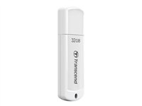 Transcend JetFlash 370 - Clé USB - 32 Go - USB 2.0 - blanc