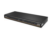Cybex SCM185DPH - Commutateur écran-clavier-souris/audio/USB - 8 x KVM / audio / USB - 1 utilisateur local - de bureau, Montable sur rack - Conformité TAA