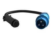 Geist CSU-S02A7-43000-3PS6B-S - Voedingskabel - IEC 60309 2P+E naar voeding 8 polig - 230 Volt wisselstroom V - 32 A - 3 m