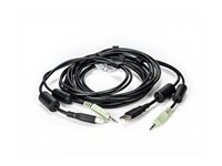 Cybex - Câble USB/audio - mini-phone stereo 3.5 mm, USB type B (M) pour USB, mini-phone stereo 3.5 mm (M) - 3.05 m - pour Cybex SCKM140