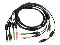 Avocent - Câble vidéo / USB / audio - mini-phone stereo 3.5 mm, USB type B, DisplayPort (M) pour USB, mini-phone stereo 3.5 mm, DisplayPort (M) - 1.83 m - pour Avocent SV220D, SV240D