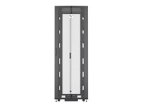 Vertiv VR - Rack cabinet - black, RAL 7021 - 42U - 19"