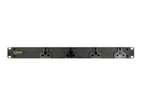 Geist Basic Standard EGXPRN042-103UKLPS6-IP44 - Unité de distribution secteur (rack-montable) - CA 230 V - 7.3 kW - entrée : IEC 60309 2P+E - connecteurs de sortie : 4 (4 x BS 1363) - 19" - 3 m cordon - revêtement noir poudré