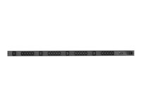 Vertiv Geist Basic VP7552 - Voedingsverdeeleenheid (rack-uitvoering) - 230 Volt wisselstroom V - 3.6 kW - input: IEC 60320 C20 - uitgangen: 24 (20x IEC 60320 C13, 4 x IEC 60320 C19) - 0U - matzwart