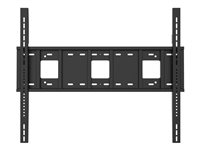 ViewSonic VB-WMK-004 - Kit de montage (support mural) - fixé - pour écran plat - fer - Taille d'écran : 65"-110" - Interface de montage : jusqu'à 1000 x 800 mm
